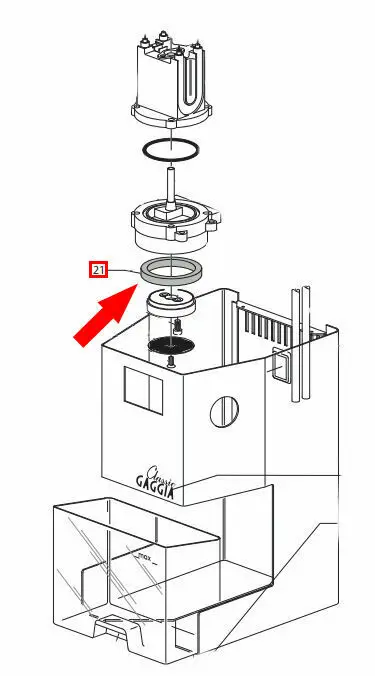 Gaggia sottocoppa seal boiler coffee machine Baby Classic Evolution| | -  AliExpress