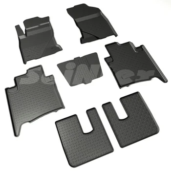 

For Toyota Fortuner II 2017-> Rubber floor mats into Saloon 7 pcs/set. [Seintex 89128]