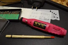 Mini bolígrafo eléctrico de micrograbado, Kit de herramientas de grabado Diy para Metal, vidrio, cerámica, plástico, joyería de madera con grabador, 30 Bi