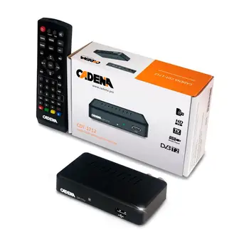 

Receiver digital terrestrial Cadena cdt-1712, 20 TV programs, two multiplex, warranty 1 year.