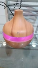 SaengQ-humidificador de aire eléctrico, difusor de aceites esenciales ultrasónico de grano de madera, minigenerador de niebla con USB, luz LED