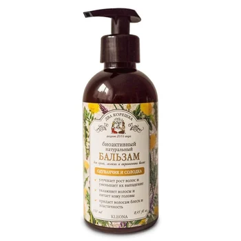 

Kleona bioactive balm for hair dandelion and licorice for dry and dyed