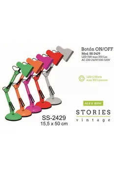 

Flexo 5W led light, model with springs, 5 coloresSS-2429