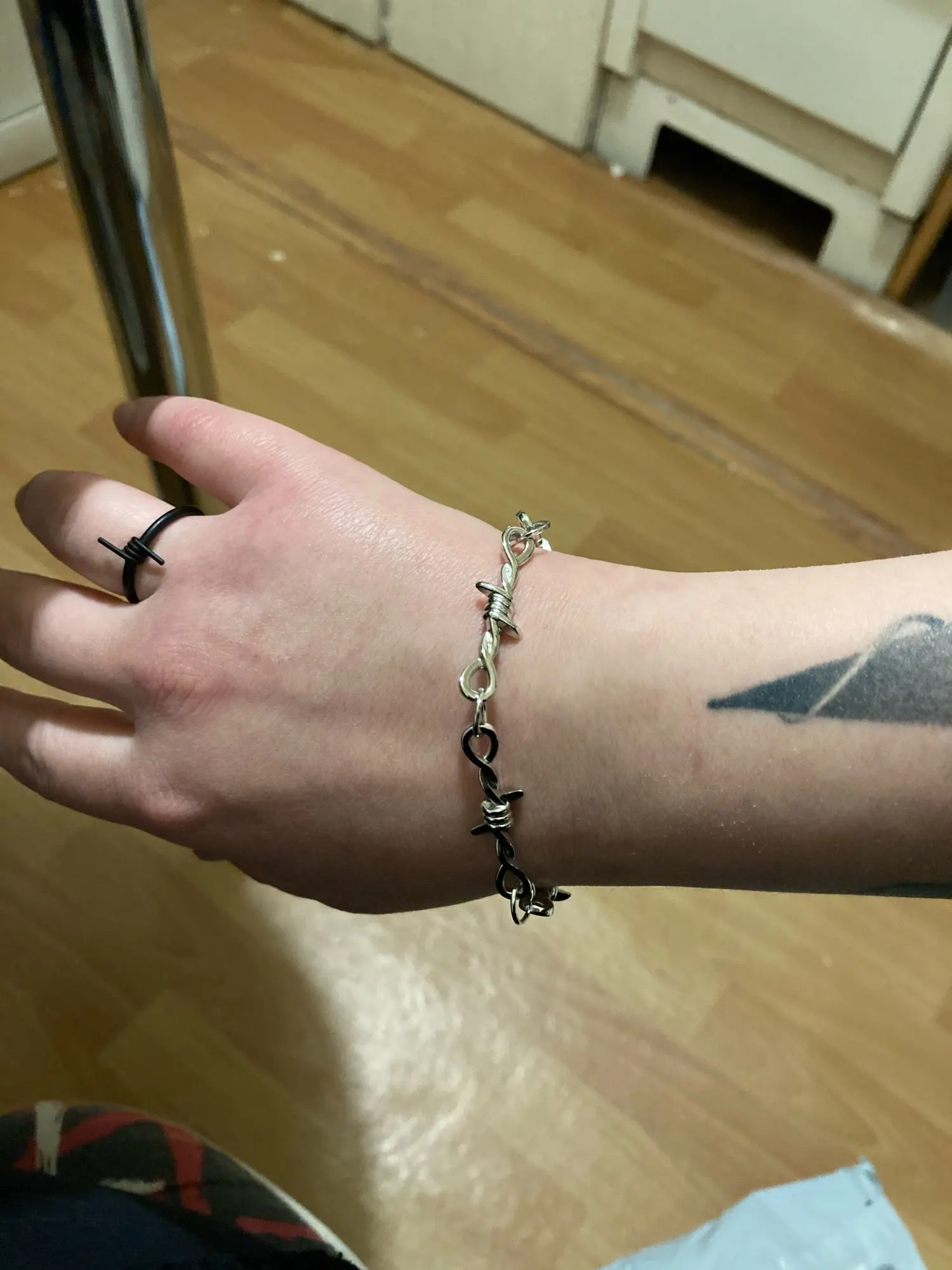Barbed Wire Little Thorns Bracelet E-girl photo review