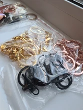 5 unids/lote 30mm llavero largo 70mm Popular clásico 11 colores plateado langosta cierre llavero gancho cadena Fabricación de joyería para llavero