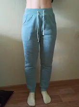 Trousers Harem-Pants Elastic Warm Winter Large-Size Women Loose Cotton Casual Solid Lambskin-Thicker