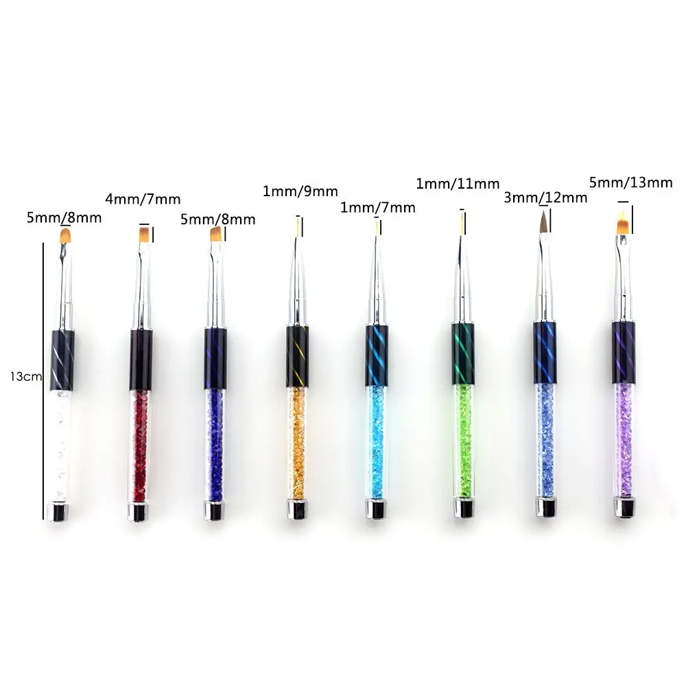 Хрустальные стразы металлическая скульптура для дизайна ногтей кисть вырезания