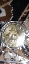 Moneda de Bitcoin creativa, recuerdo bañado en oro, regalo de colección, Bit Ethereum, Litecoin, colección de arte, moneda conmemorativa física