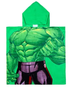 

Poncho Towel Hulk Avengers Cotton 60x120 cm.