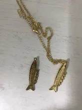 Collares creativos chapados en oro con forma de pez, collar con colgante de aniversario para mujer, accesorios de fiesta, joyería