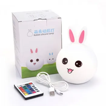 

Night light silicone Bunny