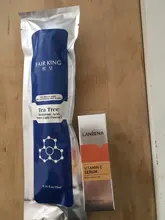 LANBENA-suero Facial blanqueador con vitamina C, esencia para la piel que aclara las manchas, elimina manchas oscuras y pecas