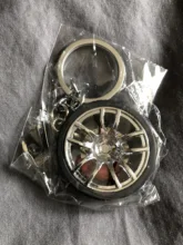 Key-Ring Brake-Discs Audi Auto with Car-Tire-Wheel-Keychain for BMW Fans Hot-Rim