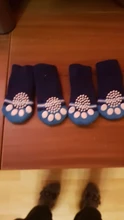 4 unids/set lindo cachorro perro calcetines de perros pequeños de algodón Anti-deslizamiento zapatos de gato para Otoño Invierno interior desgaste antideslizante en la pata Protector