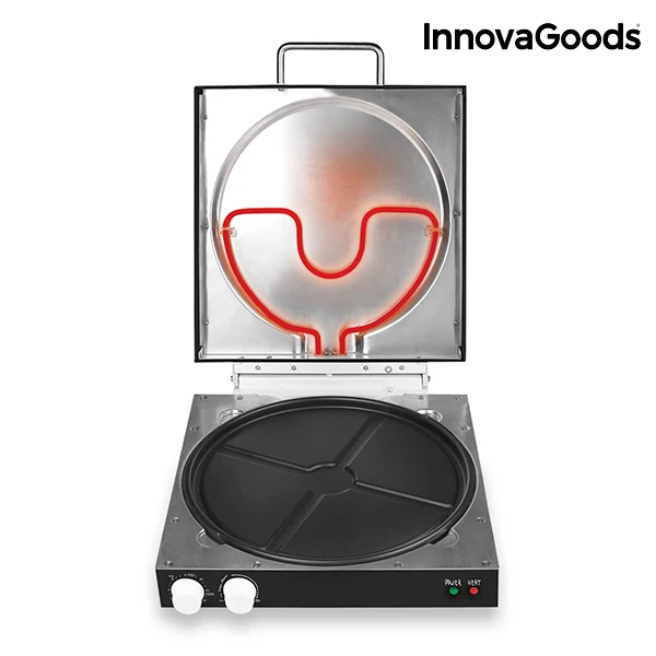 InnovaGoods коробка для пиццы Presto! С книгой рецептов 1200W черный