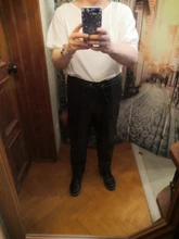 Pants Trousers Women Drawstring Female High-Waist WOTWOY Spliced Loose Autumn Straight