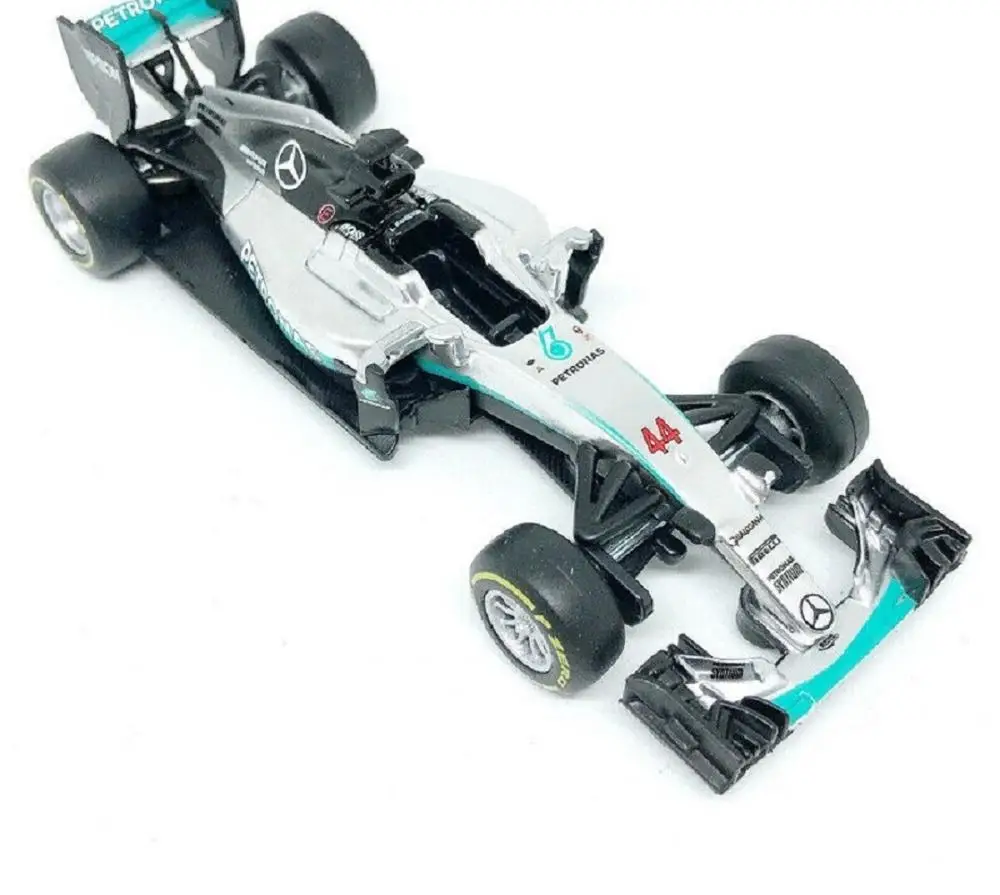 2016 1:43 Mercedes Benz F1 W07 Hybrid 44 Lewis Hamilton Racing Diecast Car Model 