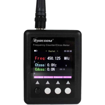 

FMUSER Surecom DMR SF-401Plus Digital Radio Tester Frequency Counter Analog Reader Meter Walkie-talkie Handheld with CTCCSS/DCS