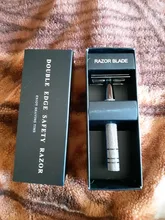 Maquinilla de afeitar de doble filo, maquinilla de afeitar de doble filo con 10 cuchillas de afeitar, Premium Wet, clásica, de Metal, se adapta a todas las cuchillas de afeitar estándar