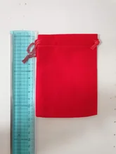 Jewelry Packing Pouches Gift-Bags Velvet Drawstring Customized 50pcs/Lot 9x12cm 7x9cm
