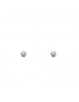 

Gold Baby earrings White Chaton
