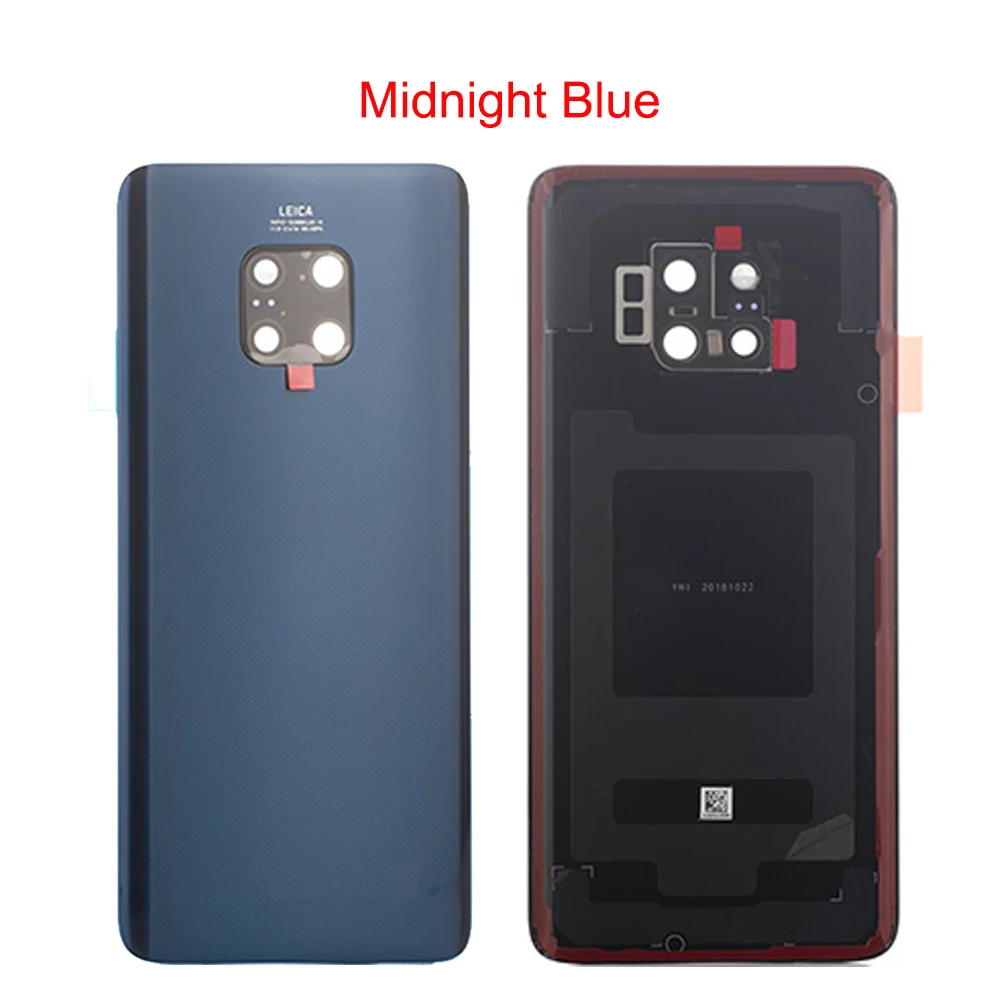 OEM для huawei mate 20 Pro крышка батареи задняя дверь корпус крышка со стеклянным объективом Замена клей камера Стекло Объектив