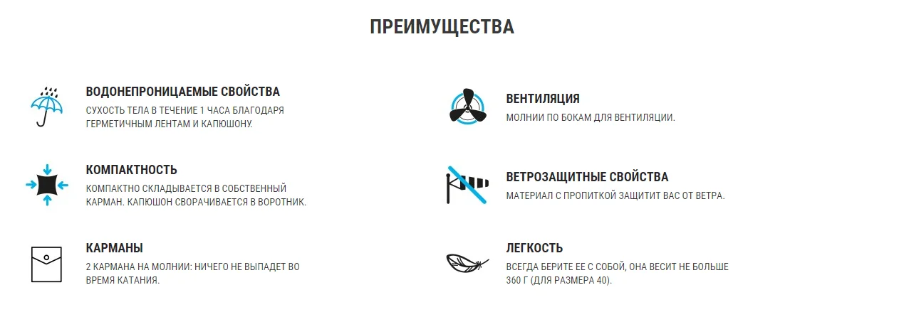 ДОЖДЕВИК ЖЕНСКИЙ С КАПЮШОНОМ 100 B'TWIN. Decathlon