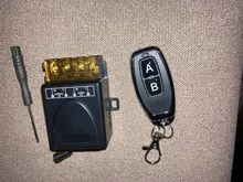 433 MHz, 220V AC 30A interruptor de Control remoto de la bomba de agua de fábrica LED de Motor transmisor de Control remoto para aparato eléctrico On/Off