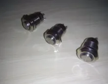 LANBOO 12mm Metal waterproof momentary small push button switch