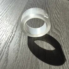 Cinta mágica Nano de doble cara, transparente, reutilizable, impermeable, Gekkotape para el hogar, 1M/2M/3/5M