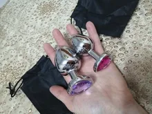 Consolador masajeador de próstata con tapón Anal extraíble, Juguetes sexuales de 3 tamaños con corazón de acero inoxidable, estimulador Anal de tapón Anal