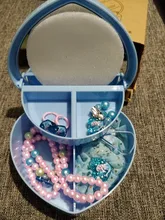 Conjunto de collar y pulsera de princesa Elsa para niños y niñas, caja de regalo de joyería con pinza para el pelo de Frozen 2, regalo de Navidad y vacaciones