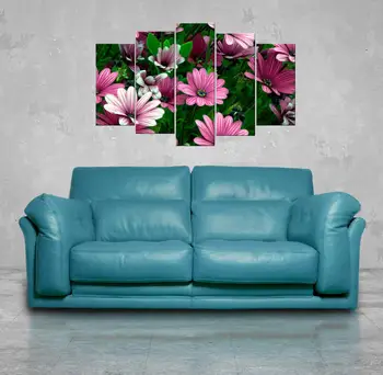 

Pink Daisy 5 Piece Mdf Table