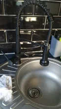 Faucets-Brush Tap Mixers Kitchen-Sink Cold-Water-Crane Hot Spout Brass for Single-Lever-Pull-Out-Spring
