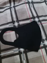 Mascarilla facial lavable y reutilizable Unisex, máscara protectora para la boca, color negro