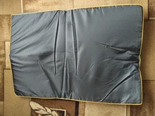 Cama grande para perro, colchoneta de espuma viscoelástica, transpirable, colchón ortopédico de fondo Oxford, para mascota mediana grande pequeña