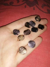 10 Uds. Pendientes de aleación Zina con Base de Plata Irregular de oro de 12mm para Pendiente de círculo, accesorio para pendientes DIY, joyería AC211