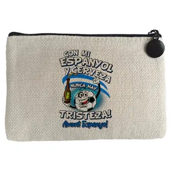 

Purse phrase with my Espanyol and beer there's never sadness football