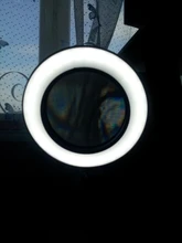Lámpara de escritorio de lupa plegable profesional, luz LED de lectura con tres modos de atenuación, fuente de alimentación USB, 5 aumentos