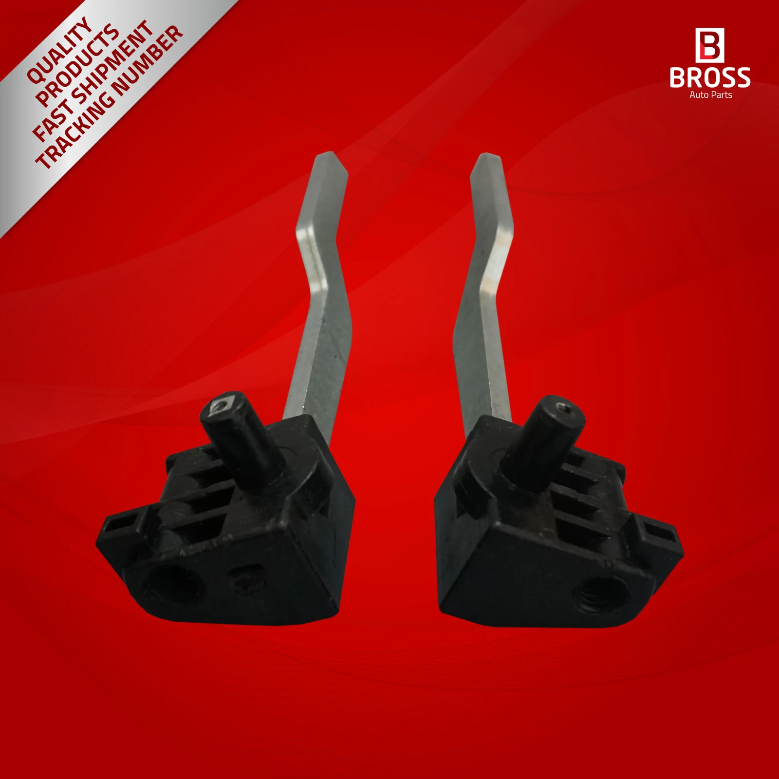  Bross BSR539 Roof Lock Latch Parts 7123312 L R Left and Right for 6 Series E63 E64 Convertible CC 2