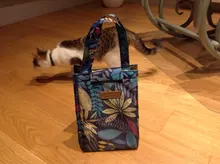 Brivilas-bolsa térmica para el desayuno para mujer, bolsa de almuerzo a la moda, ctue cat, multicolor, para picnic y viajes