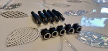 Female Jack Jacks-Socket-Adapter Panel-Mount-Connector Dc-022b-Supply Power-Pin 10pcs