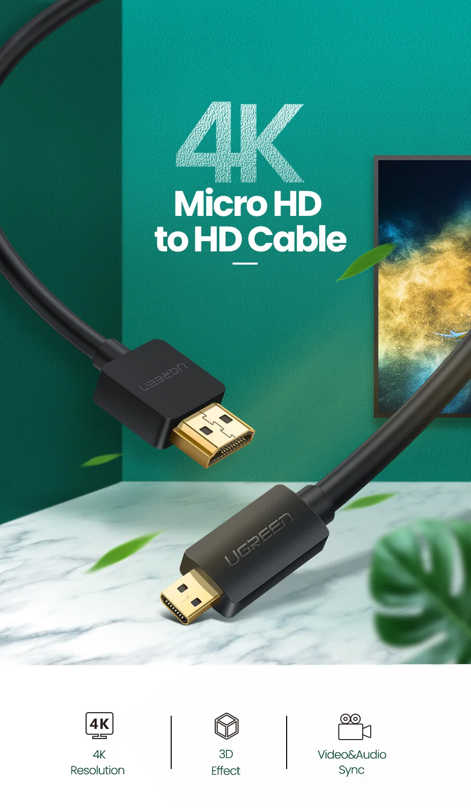 Adaptador de 60Hz Ethernet Áudio Retorno para