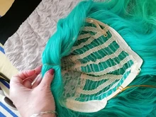 MSIWIGS mujer púrpura 22 colores Cosplay peluca ondulado corto sintético resistente al calor de pelo Rosa Rubio Ombre porque peluca