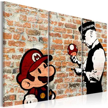 

Picture-Caught Mario - 90x60 cm