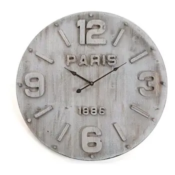 

Wall Clock MDF Wood/Metal (4,5 x 60 x 60 cm)