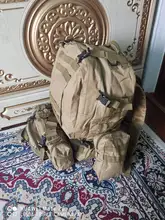 Army Backpack Tactical-Bag Climbing Outdoor Hiking Sport Mens 50L 4-In-1molle