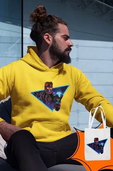 

Angemiel Wear Starlord Yellow Men 'S Hooded Sweatshirt Bags Kombin