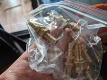 Hose Barb Coupler-Connector-Adapter Pipe-Fitting Id-Pipe 16mm Brass Bulkhead Copper 12-14