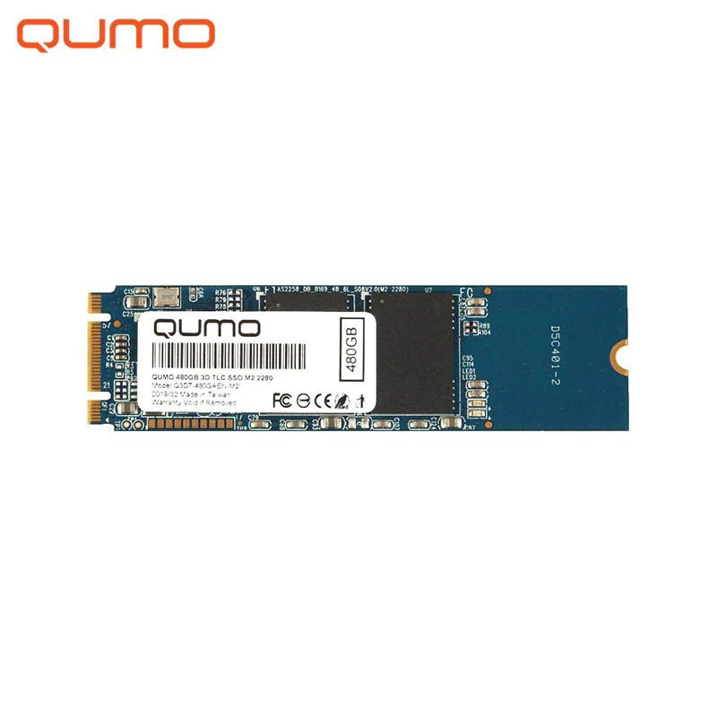 Внутренний SSD M2 480 ГБ QUMO Novation TLC 3D GAEN|Внутренние твердотельные накопители| |
